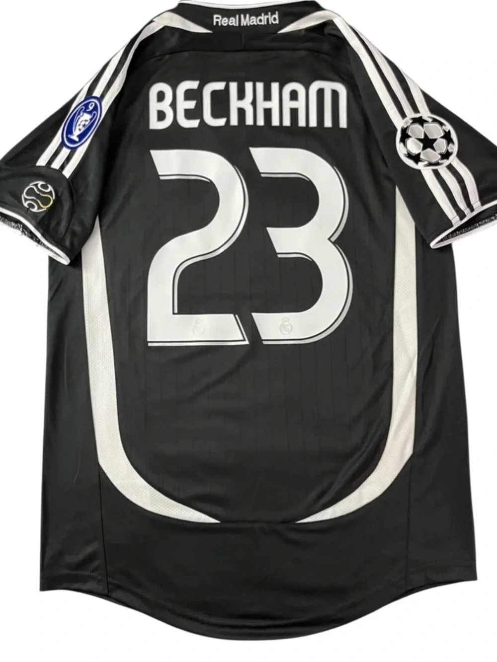 Beckham Real Madrid 2006/07 Retro Men’s Soccer Jersey Away World Cup ⚽️💯
